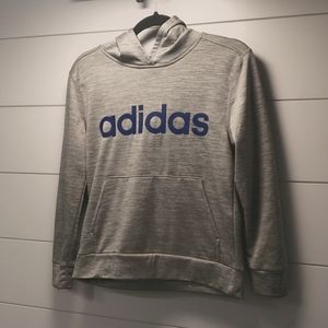Adidas Hoodie - Boys Medium - Grey